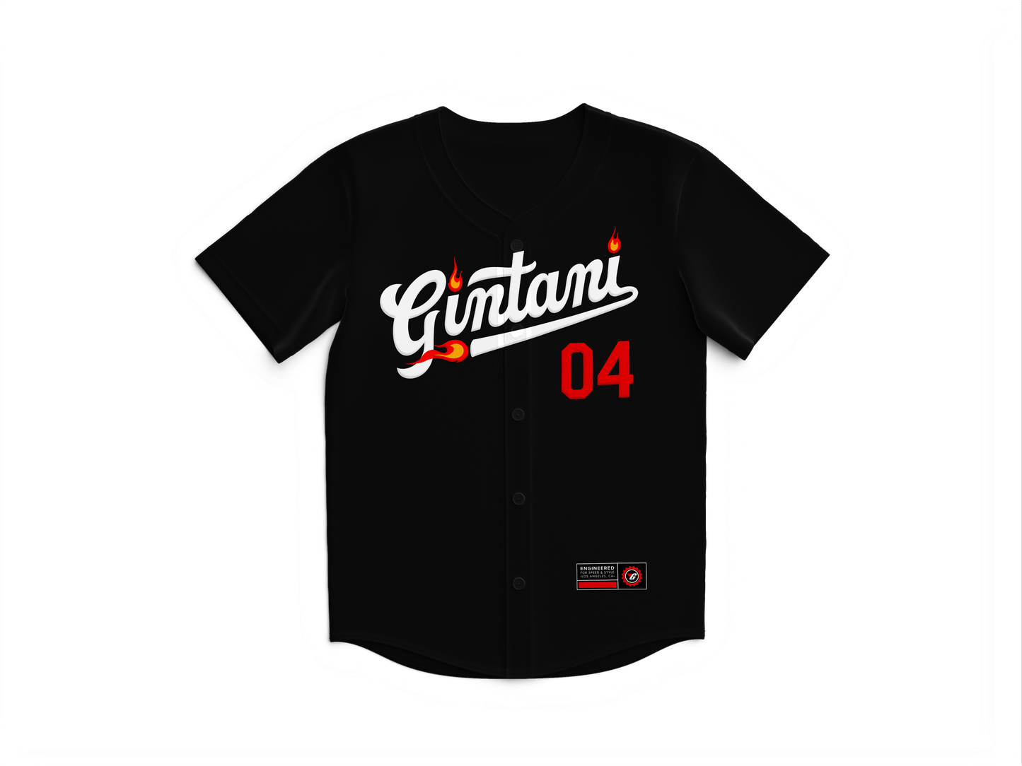 Gintani Flamer Baseball Jersey