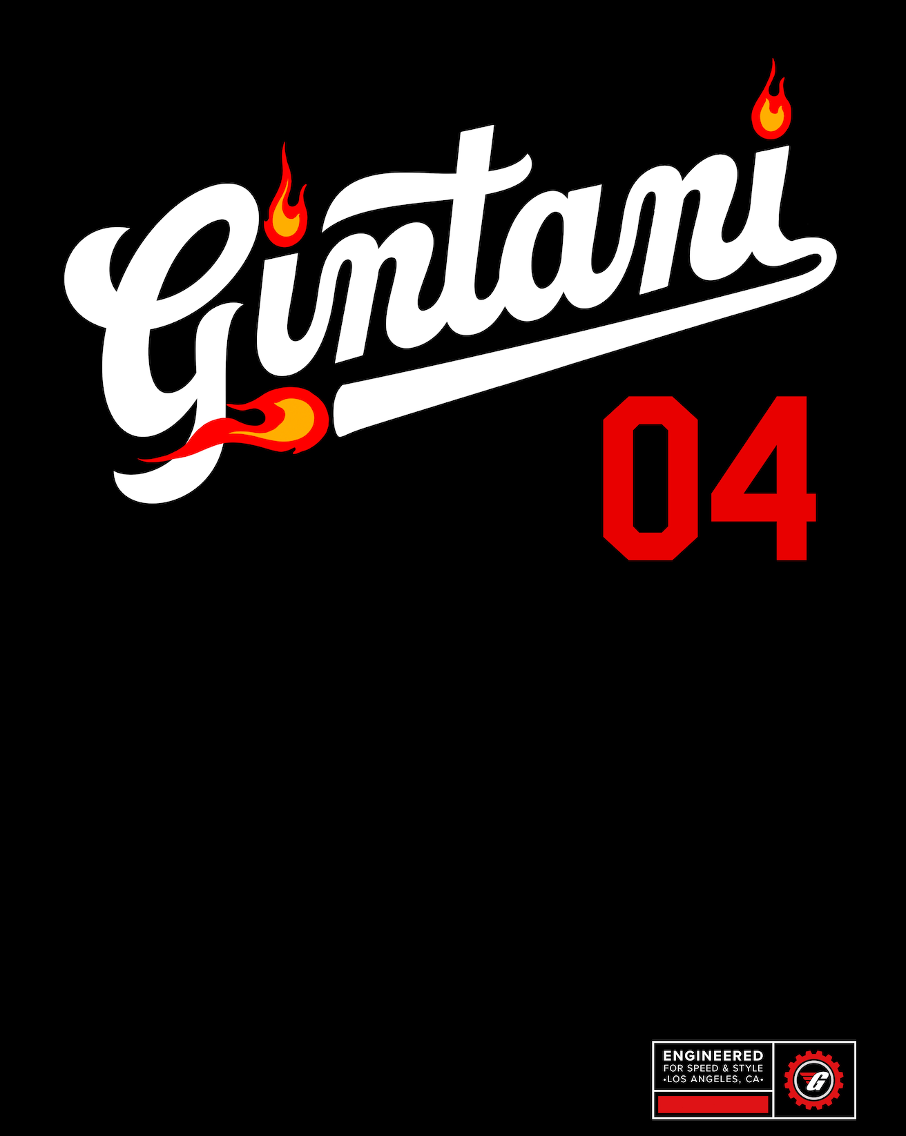 Gintani Flamer Baseball Jersey